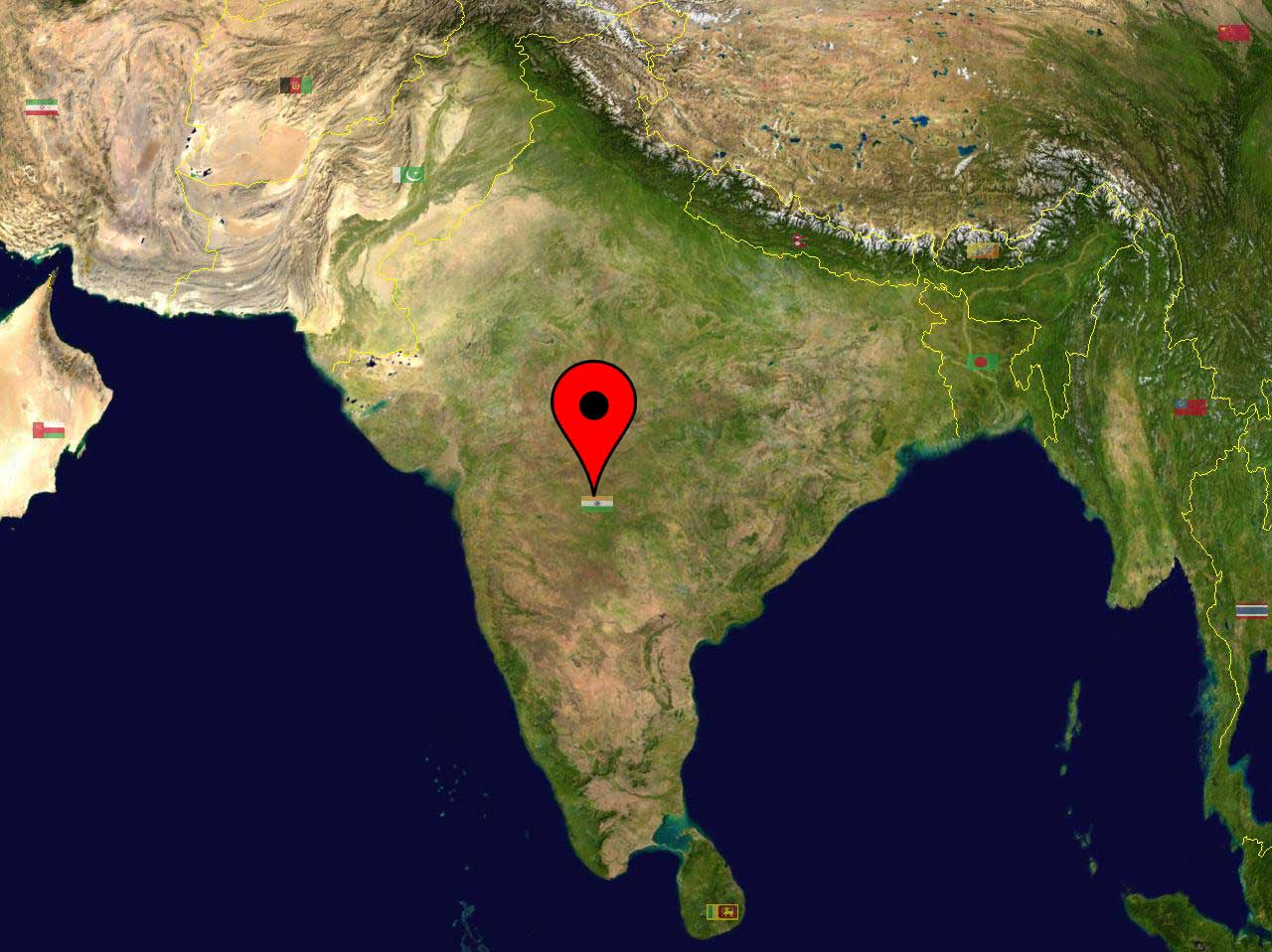 E-Nerd Google Map sans l’Inde